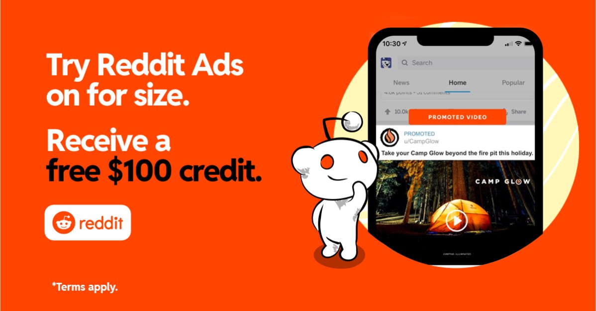 Reddit Ads Credit Flip - Split a $500 Free Ads Credit